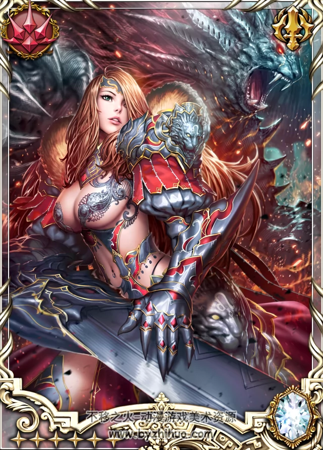 少女风格卡牌游戏设计