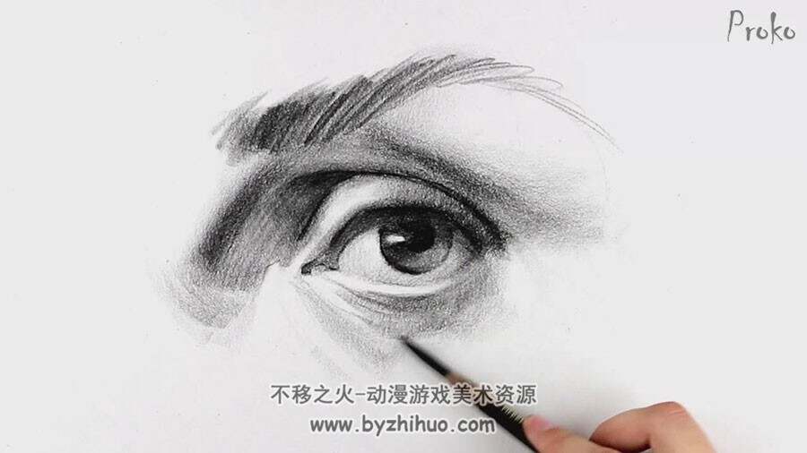 外国讲师 素描速写人物角色基础绘画视频教程