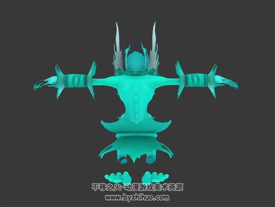 小鬼幽灵 3D模型 有绑定和动作