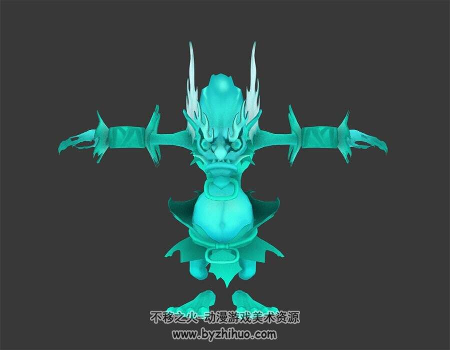 小鬼幽灵 3D模型 有绑定和动作
