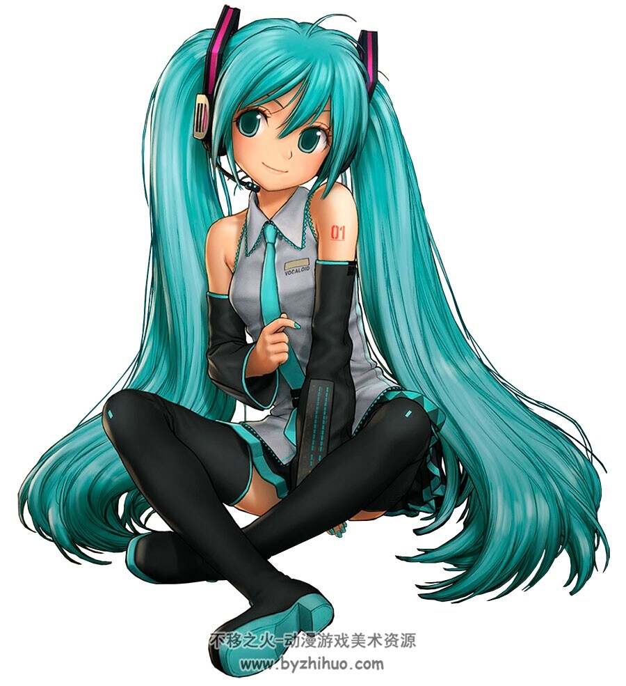初音未来 100P插画美图分享