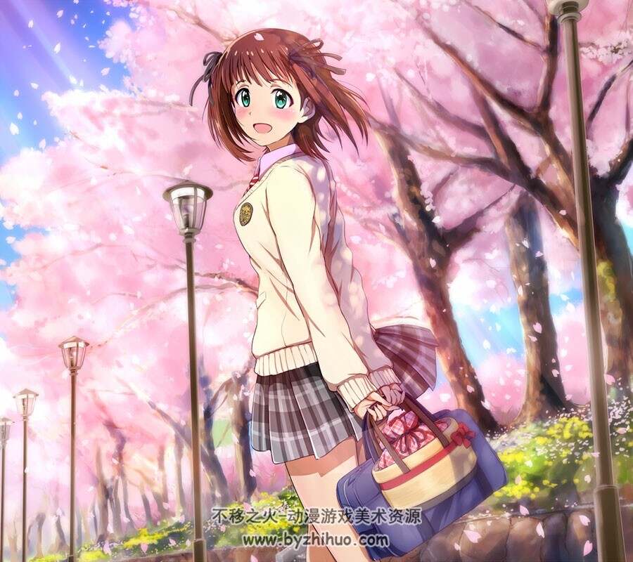 二次元校园小姐姐插画美图分享包 411P