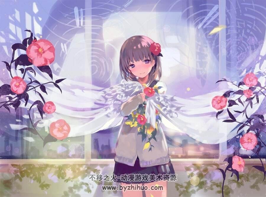 二次元校园小姐姐插画美图分享包 411P