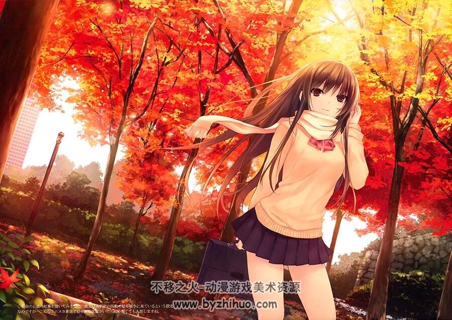 二次元校园小姐姐插画美图分享包 411P