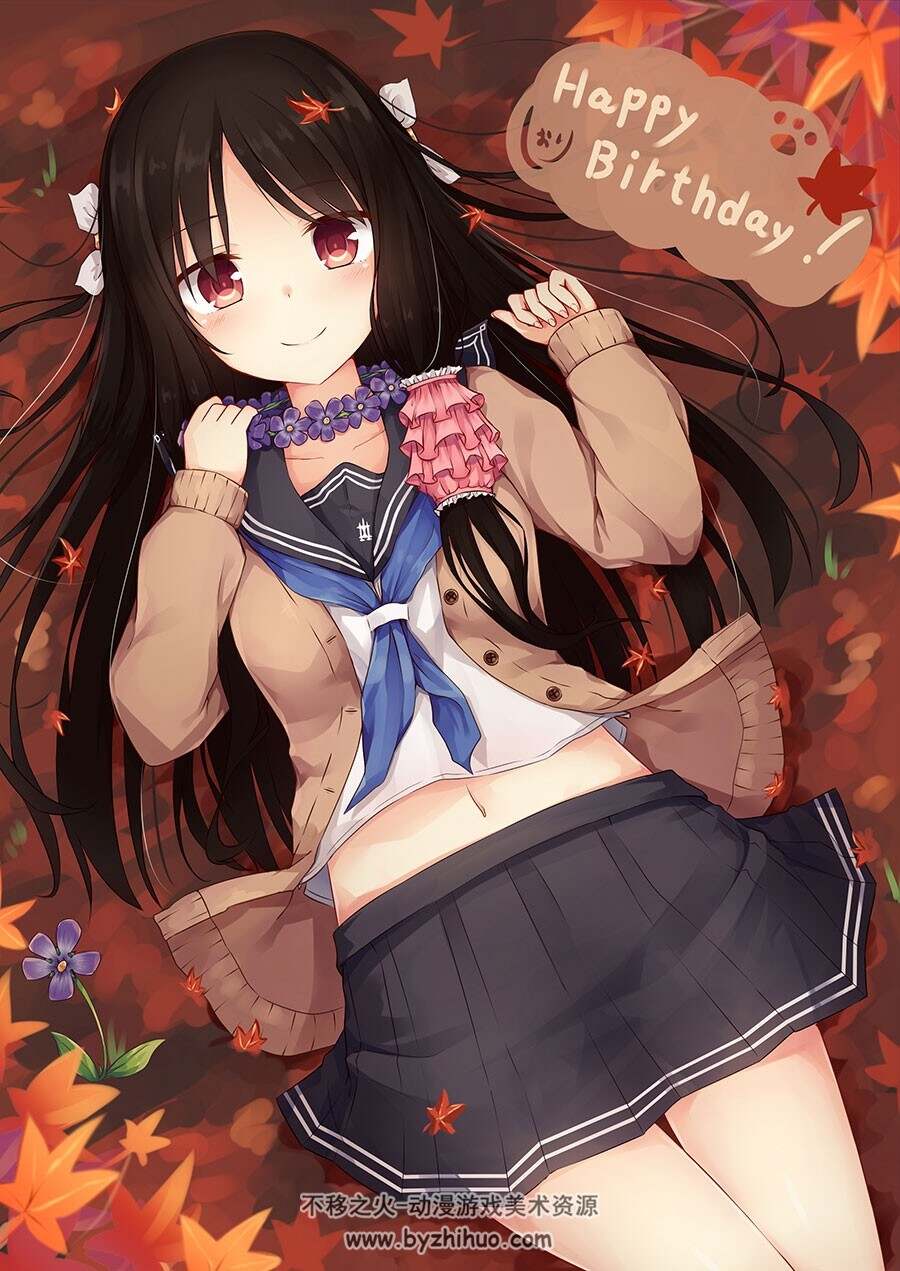 二次元校园小姐姐插画美图分享包 411P