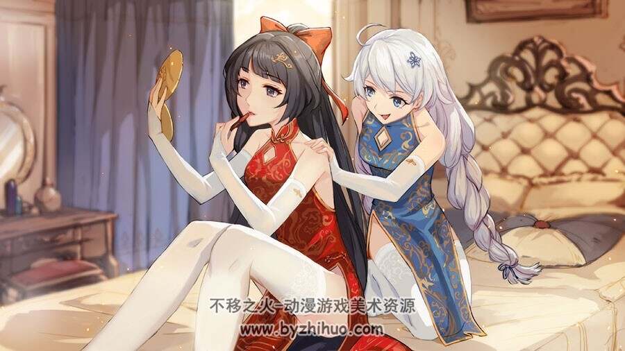 旗袍女孩壁纸美图分享 213P