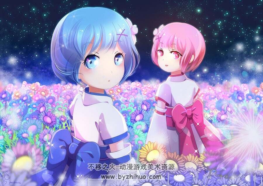 从零开始的异界生活 三个角色插画美图分享 12149P