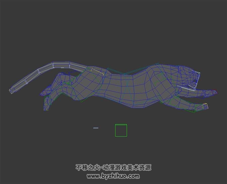 豹子 猫科动物 3D模型 有绑定和动作