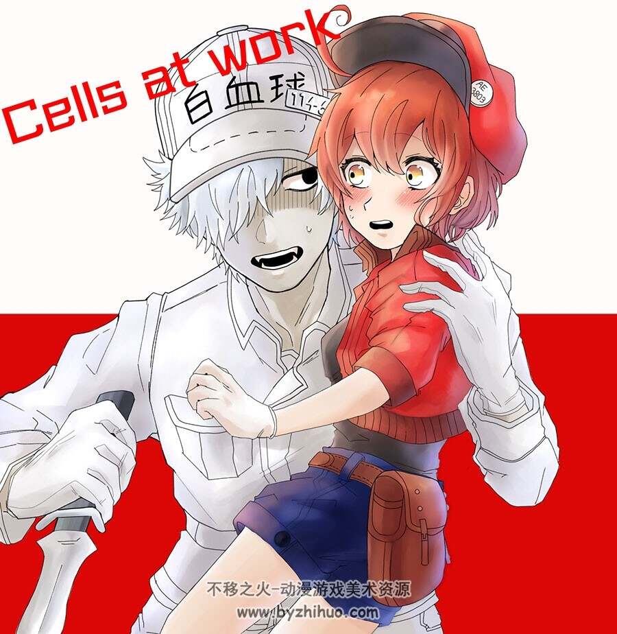 工作细胞 插画壁纸美图分享包 2333P