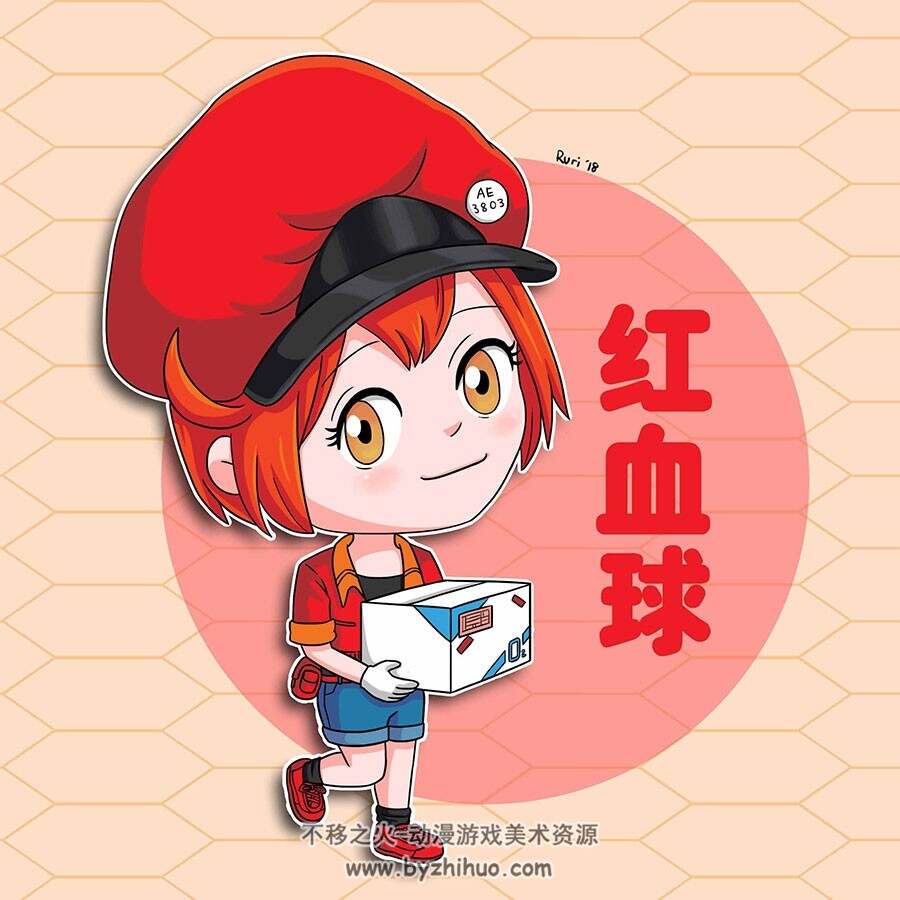 工作细胞 插画壁纸美图分享包 2333P