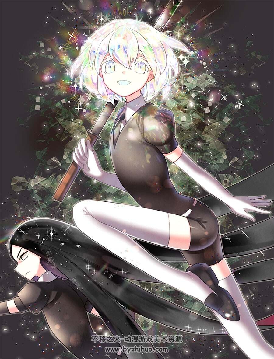 宝石之国の钻石 角色插画壁纸图集分享 1265P