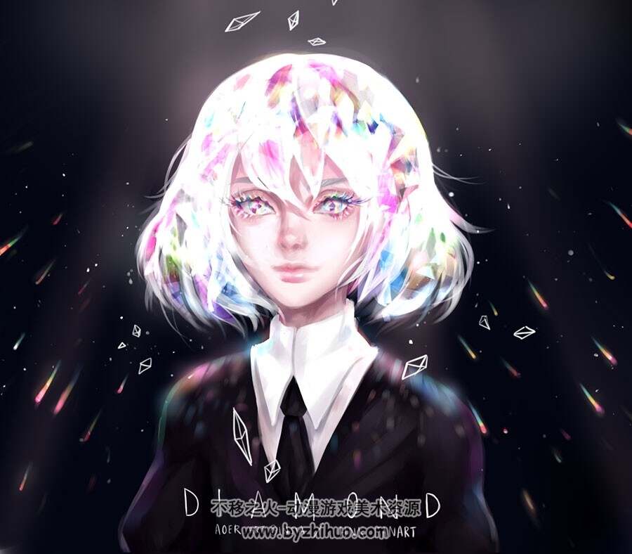 宝石之国の钻石 角色插画壁纸图集分享 1265P