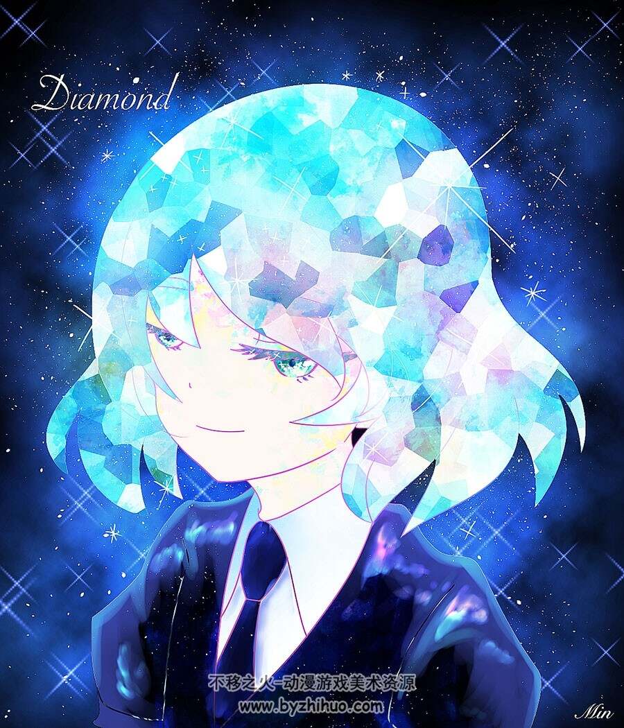 宝石之国の钻石 角色插画壁纸图集分享 1265P