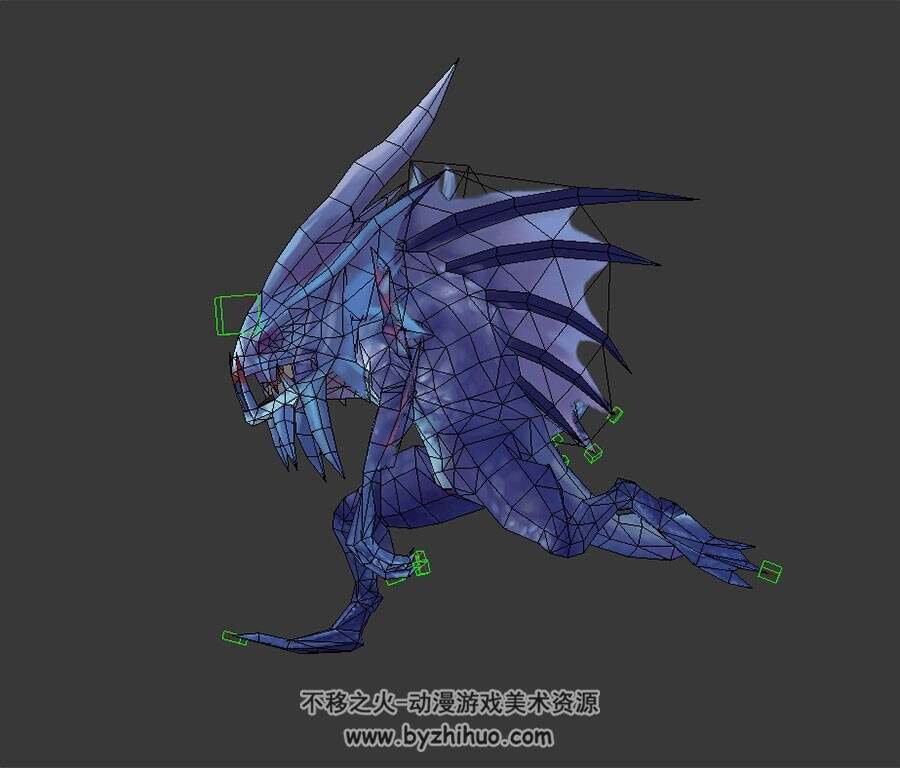 鱼人鲛人  3D模型 有绑定和跑的动作