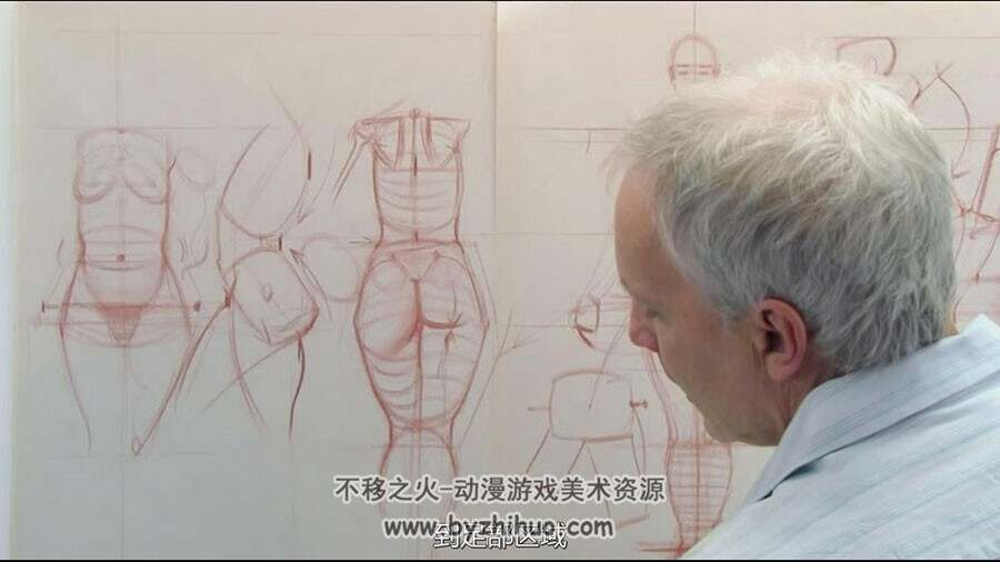 外国男女人体结构讲解教学视频 有中文字幕