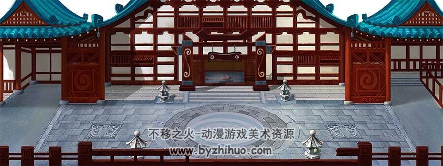 整理横版游戏场景背景素材分享 1379P