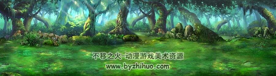 整理横版游戏场景背景素材分享 1379P