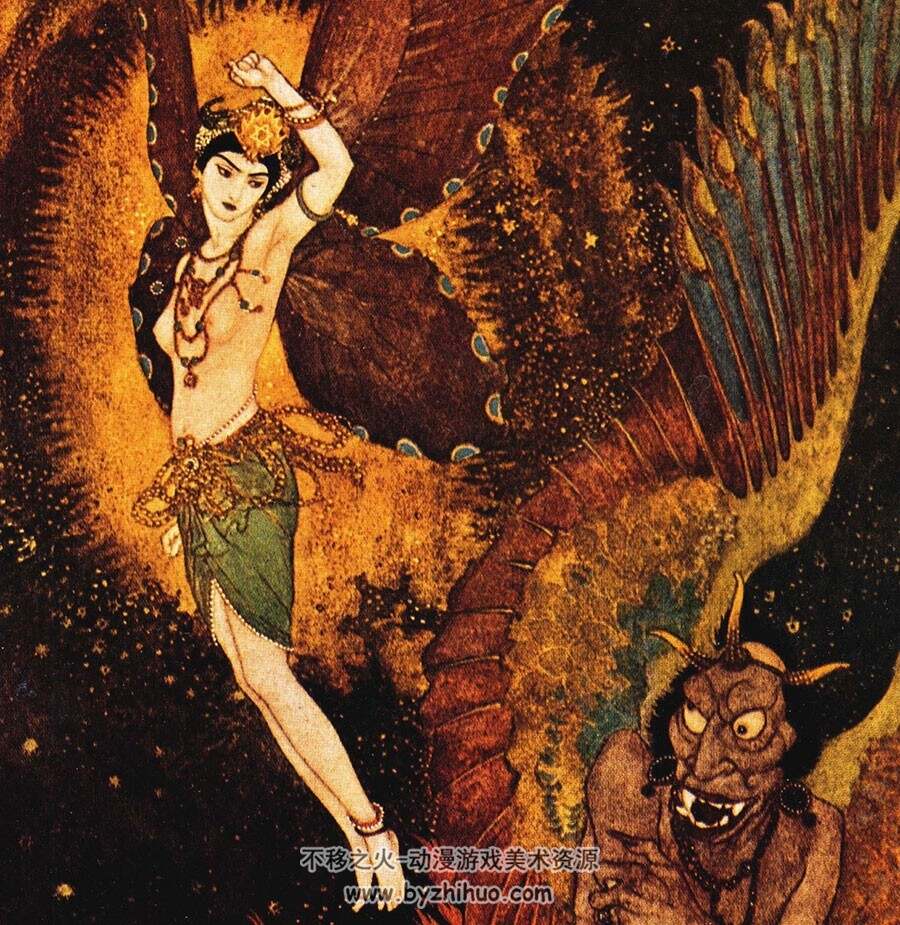 法国近代著名插图画家 埃德蒙·杜拉克 插画作品赏析 402P