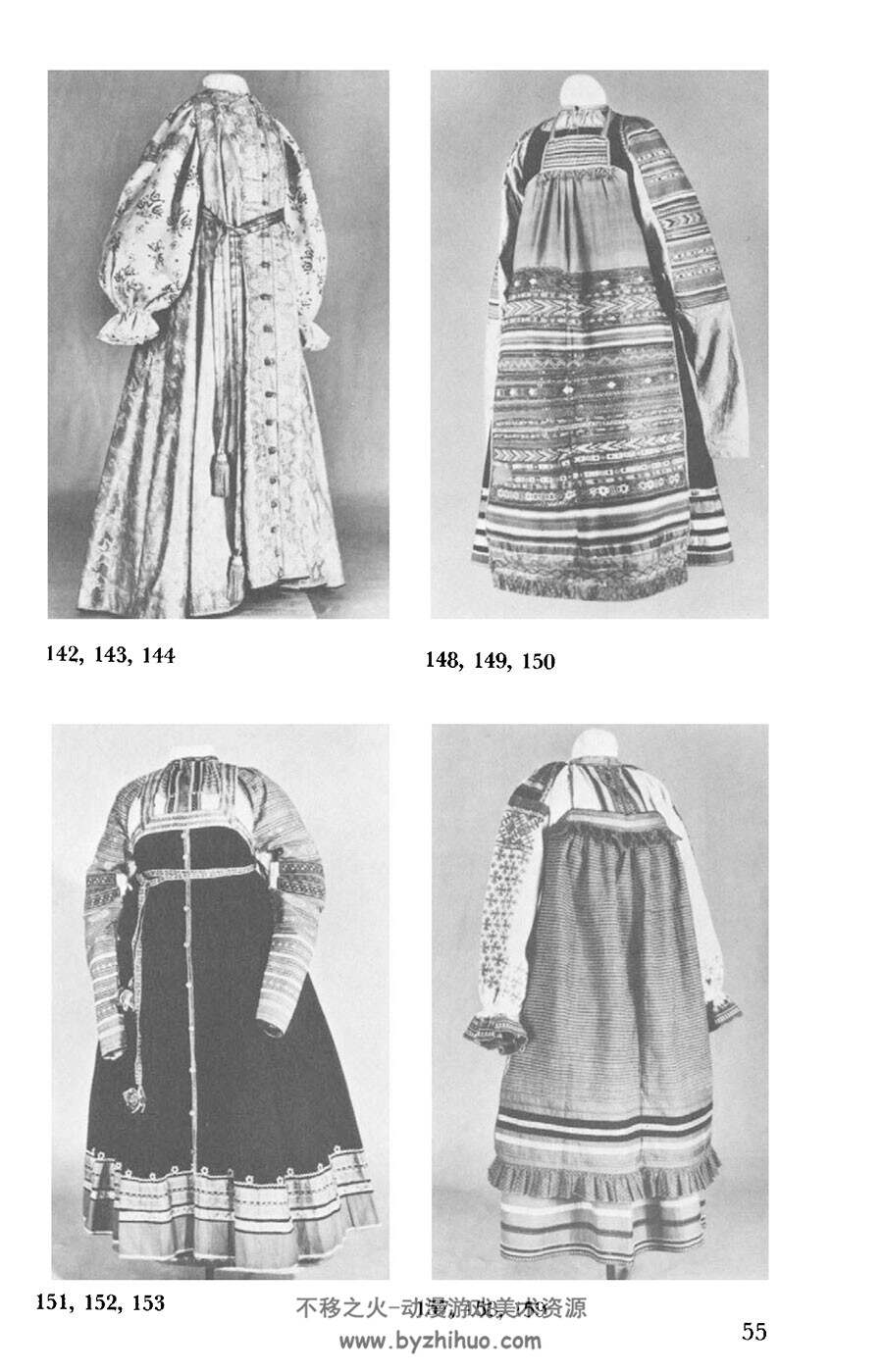 18世纪俄罗斯服饰图片