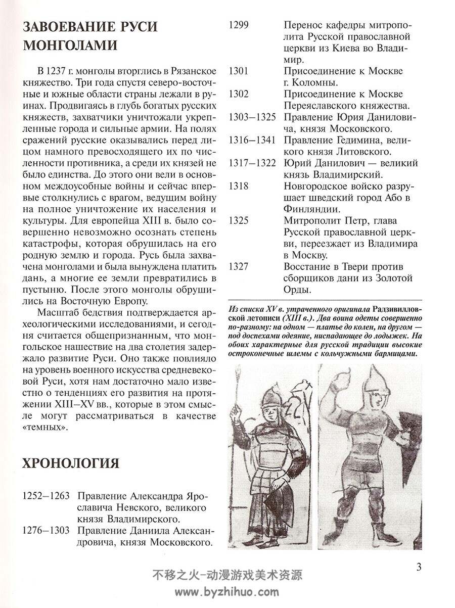 Русская армия 1250-1500 铁甲素材分享 60P