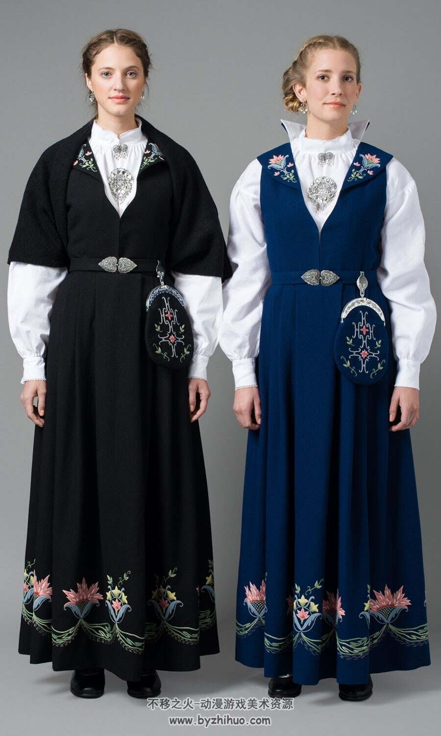 北欧挪威传统服饰参考图集 178P