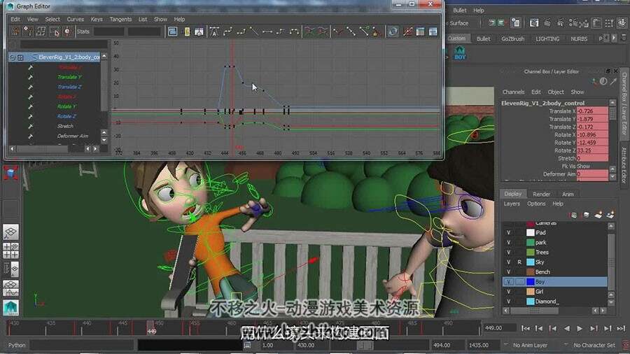 Maya & AE 动画叙事教学视频教程 附源文件 中文字幕