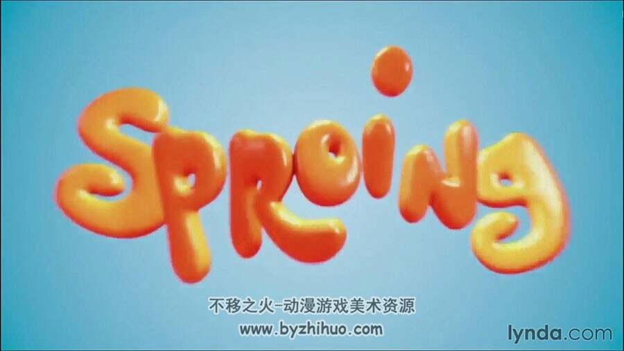 Cinema4D 卡通风格 Logo动画制作视频教程 附源文件 中文字幕