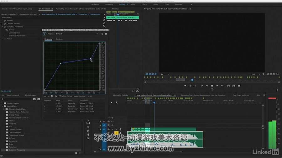 Premiere Pro CC 2017 新功能教学视频教程 附源文件 中文字幕