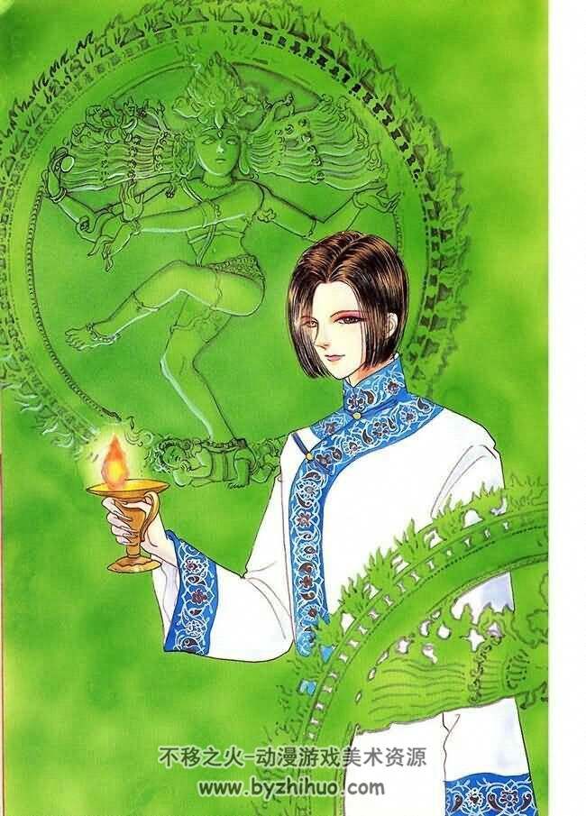 幻华宵月日本漫画家秋乃茉莉插画画集- 不移之火资源网