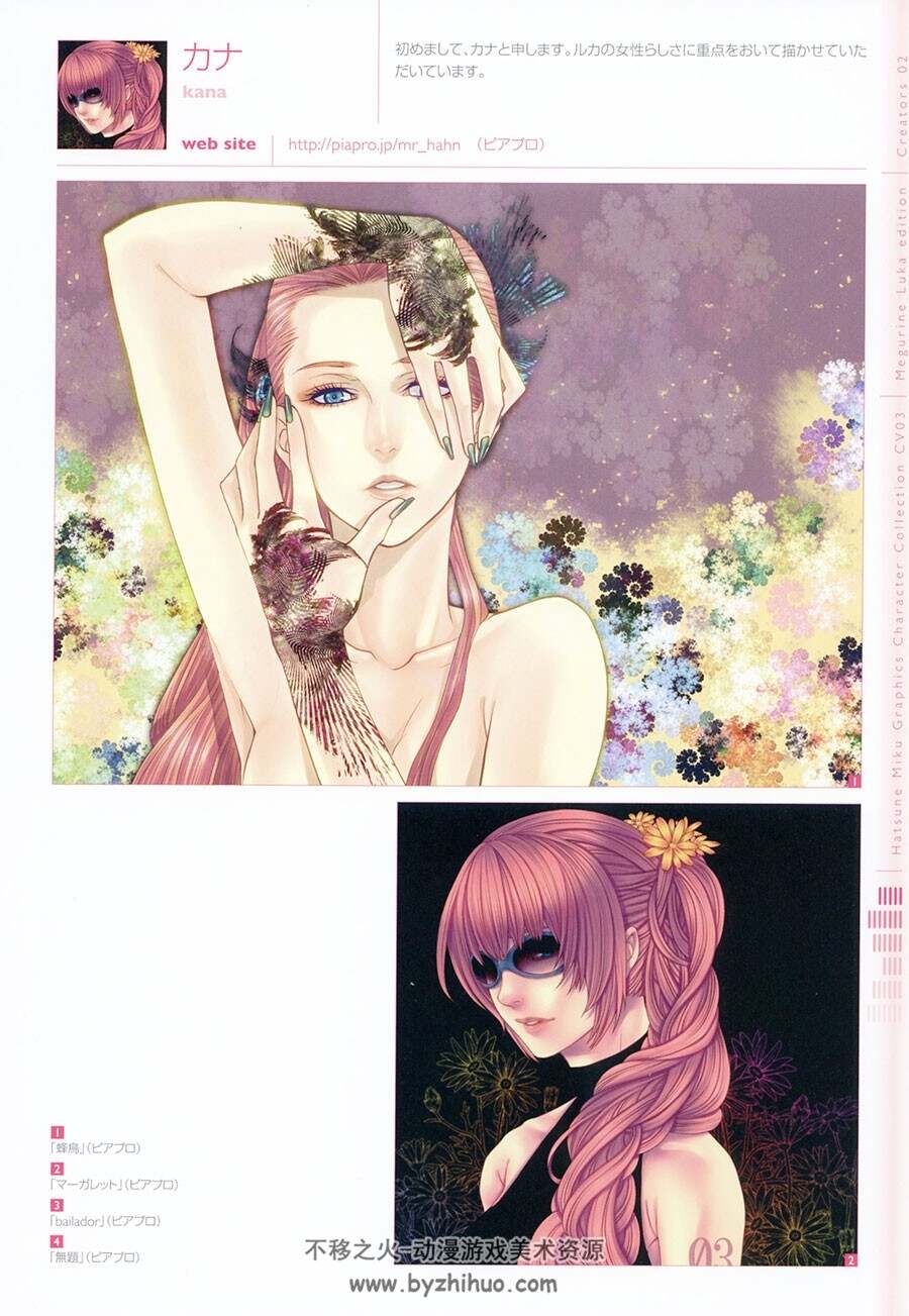 巡音ルカ 插画画集 Graphics Character Collection CV03