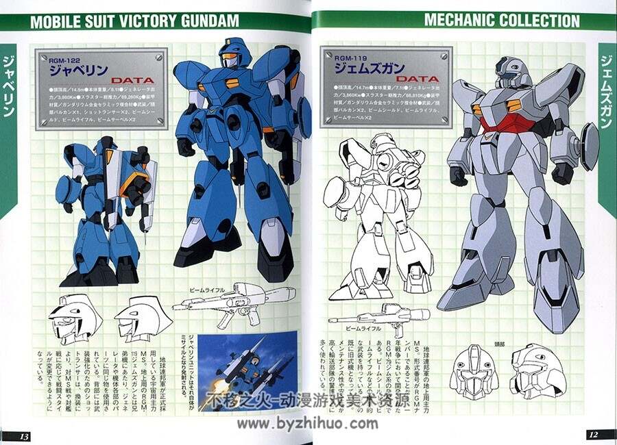 Gundam  机动战士高达V 12 设定资料集