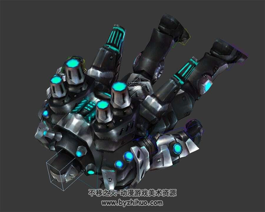 次世代 科幻机械机甲 含攻击受击等动作 Max模型