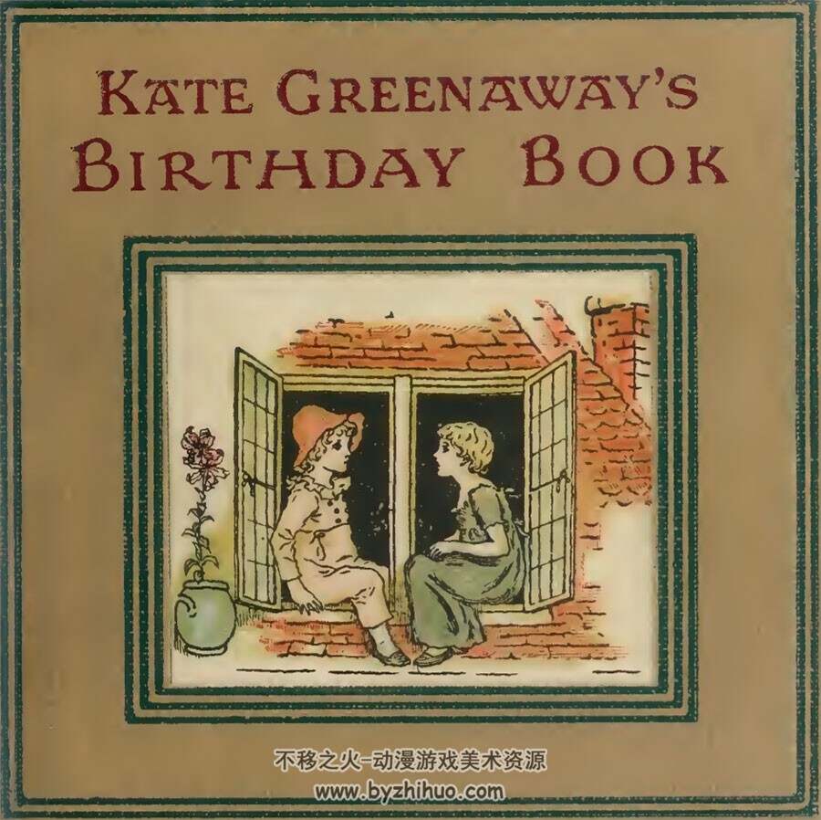 凯特·格林纳威 生日书Kate Greenaways Birthday Book