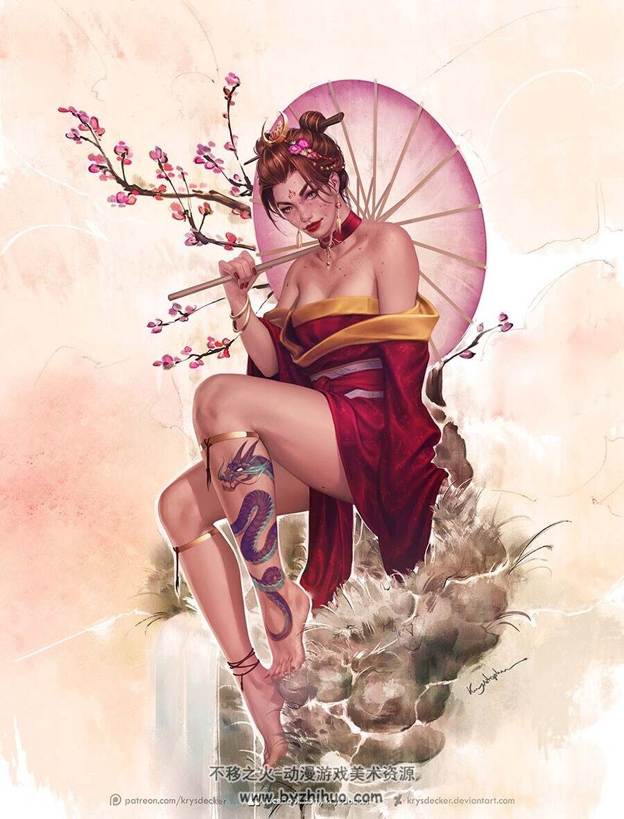 Krystopher Decker 巴西画师插画作品赏析 126P