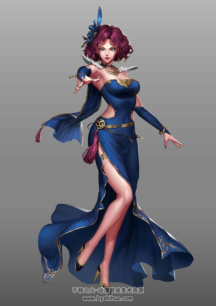 KangSojin 角色原画分享参考 48P
