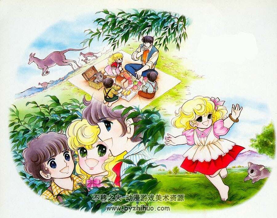 淘气小雪儿乔琪姑娘五十岚优美子插画集含33p彩页漫画