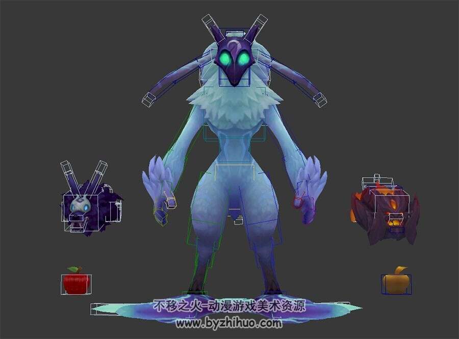 LOL 千珏 Max模型 含绑定