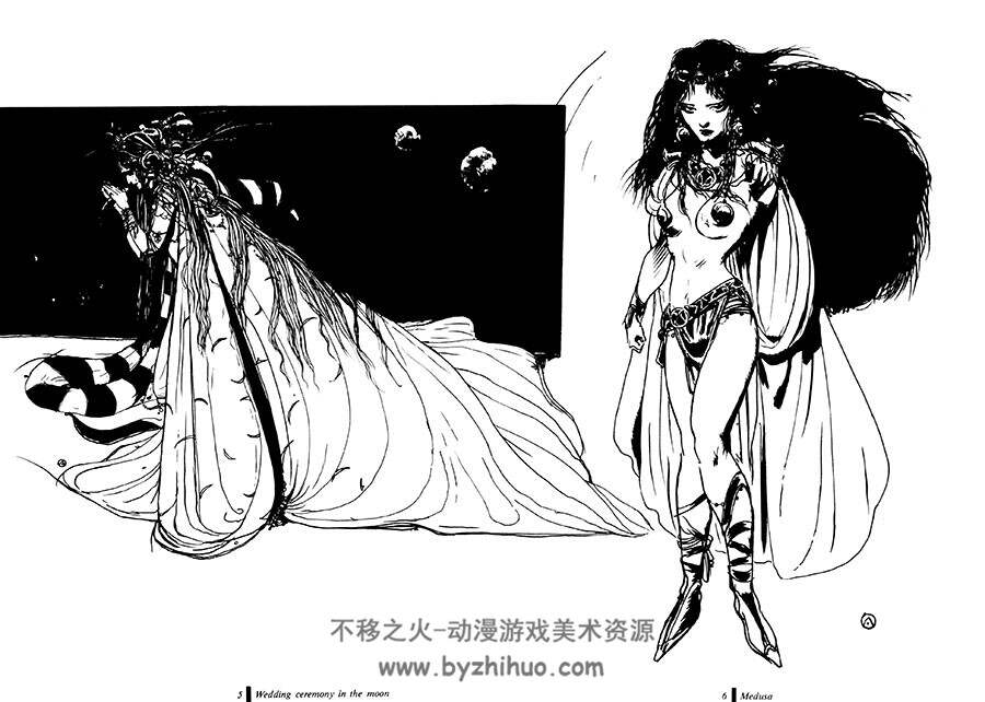 MONO1&2 天野喜孝黑白画集