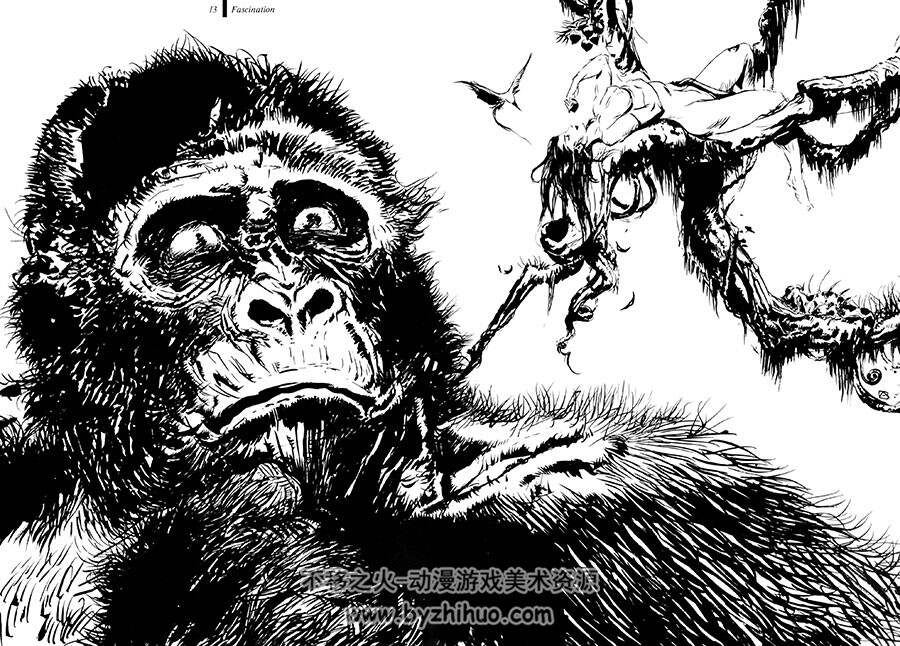 MONO1&2 天野喜孝黑白画集