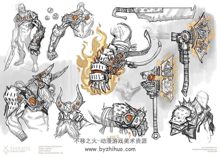 David Kegg 美国画师作品合集分享参考 136P