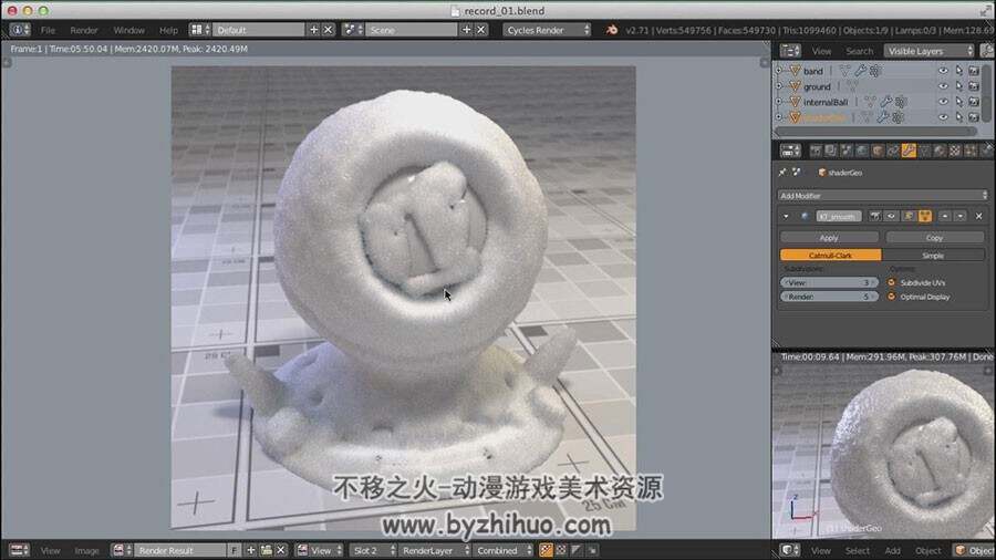 Blender 着色器逼真渲染技术视频教程