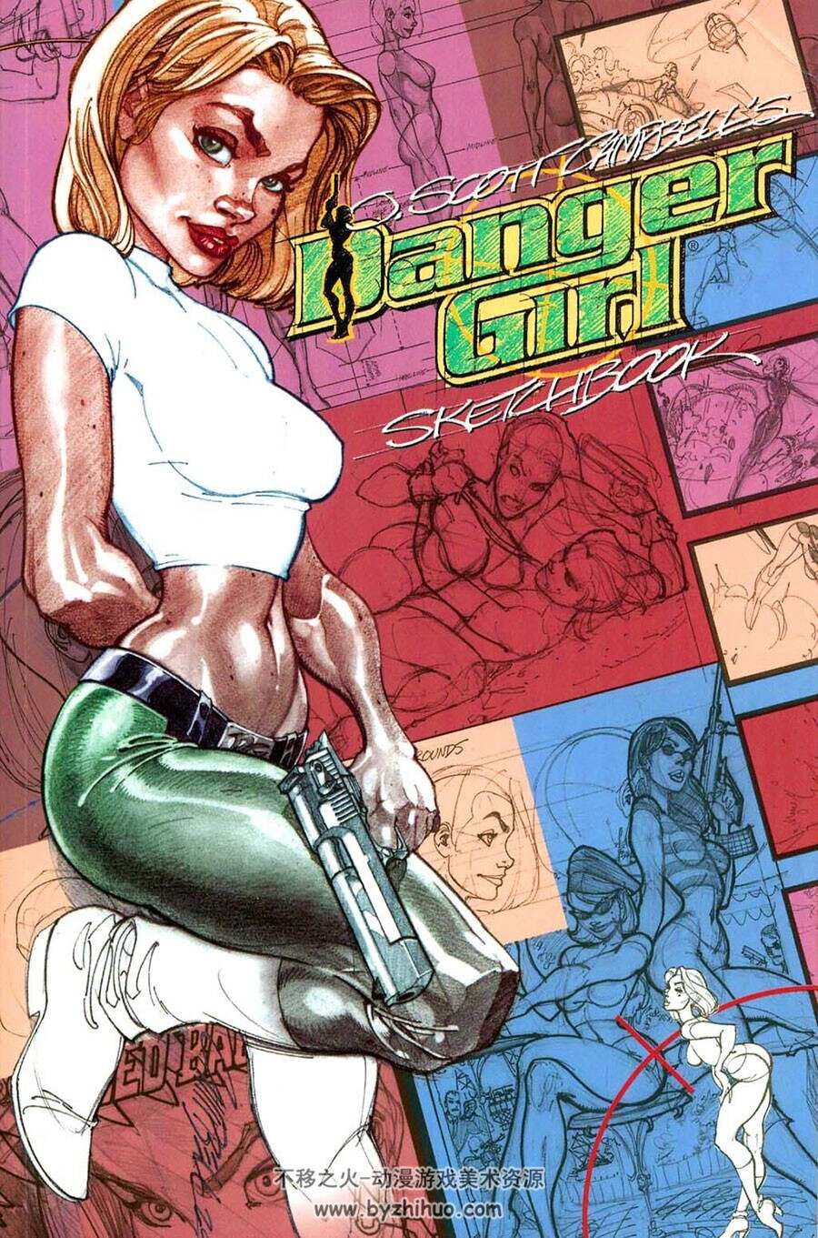 危险女孩速写本 Danger Girl Sketchbook