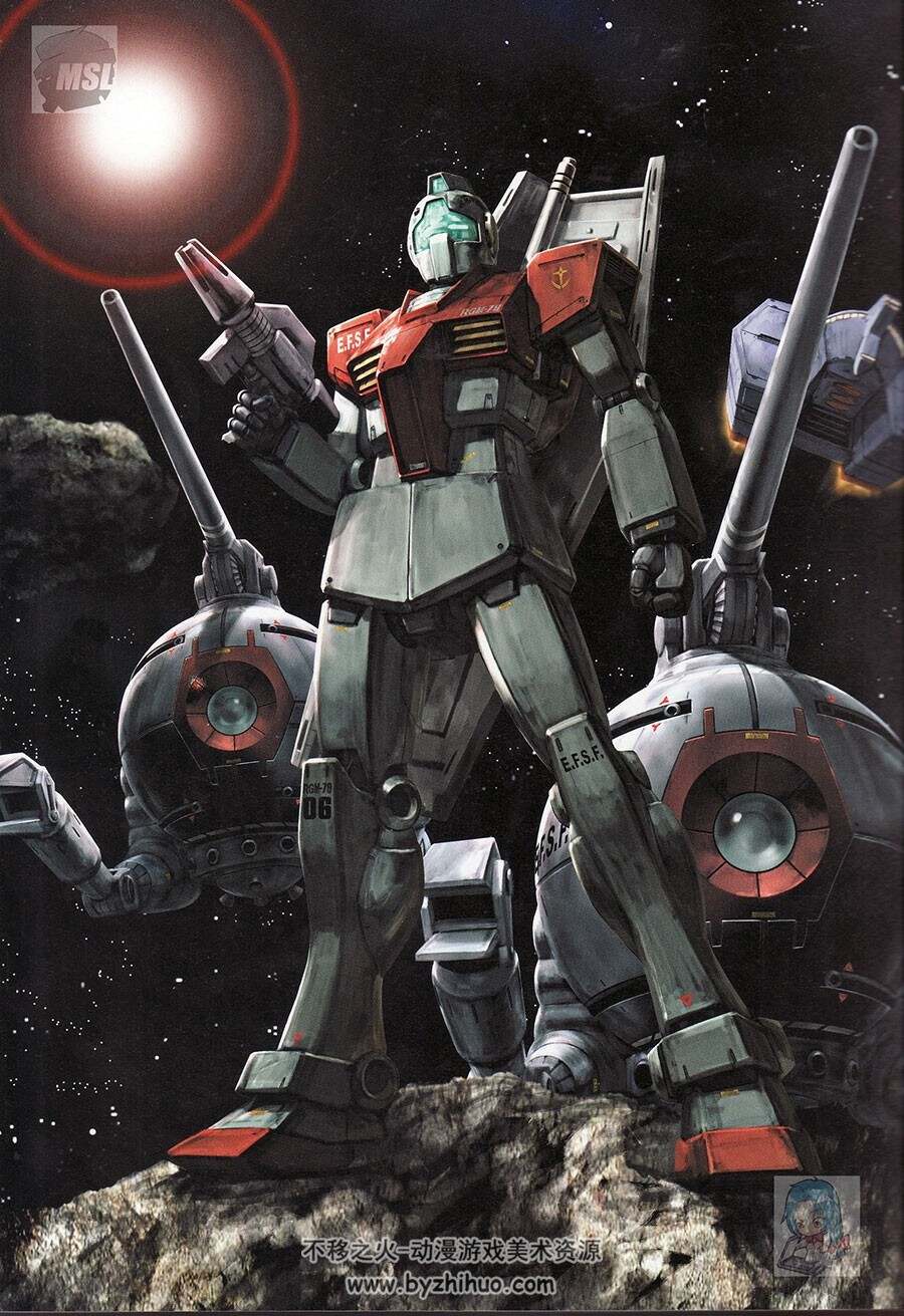 高达 GREAT MECHANICS RGM-79 GM BOOK 设定资料