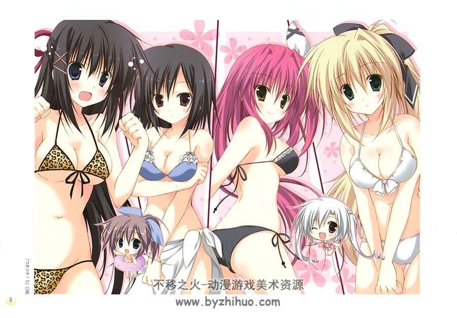 つきツキ!月神来我家！梱枝莉子插画集