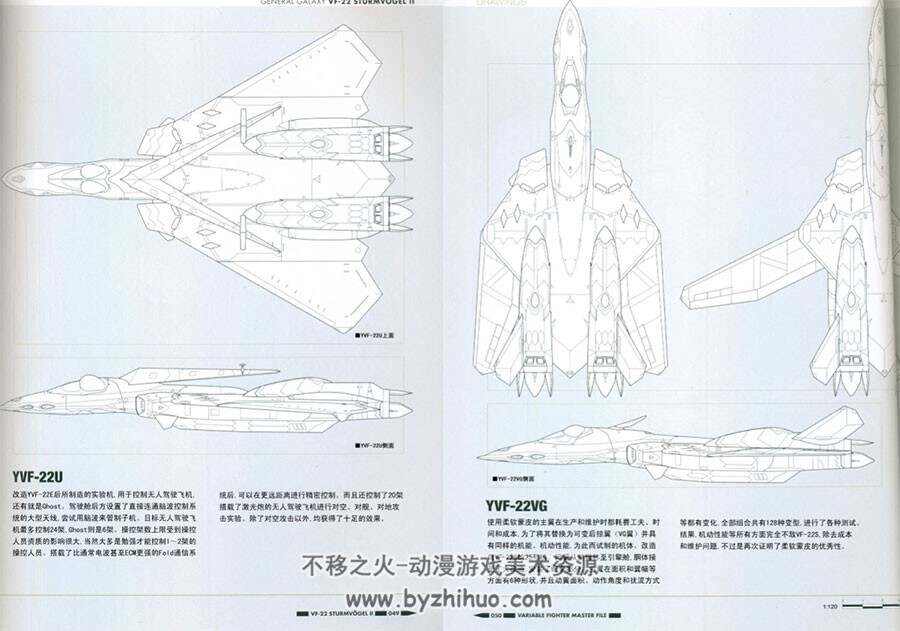 超时空要塞机体 VF-22 Sturmvogel II 设定资料