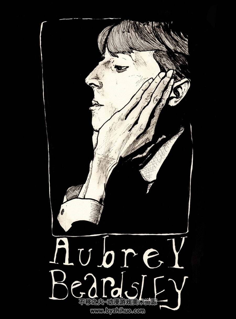 Aubrey Beardsley 奥博利·比亚兹莱 作品集  英俄语两版