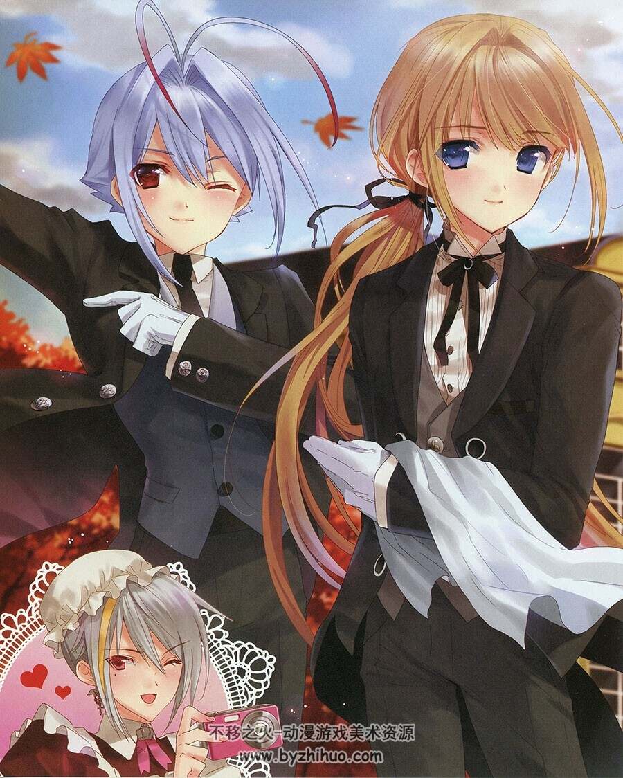 男生也喜欢女仆装？官方小说视觉书 VOL1-2