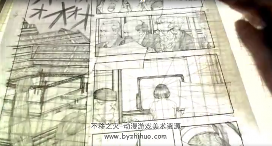 （失效待补充）漫画《leivus》作者绘画过程视频20G，中田...
