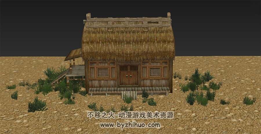 小木房子 3dmax模型下载