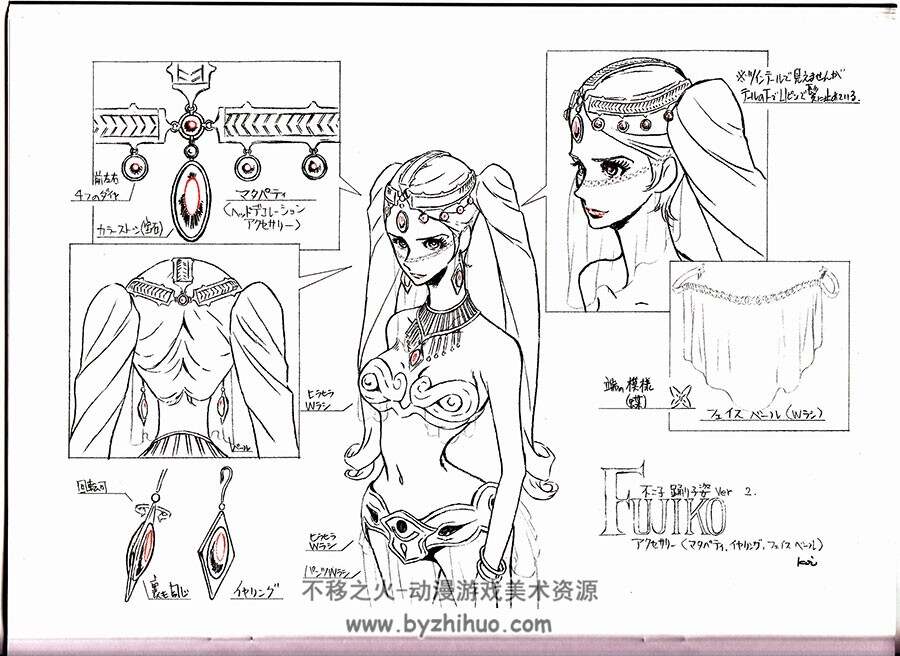 鲁邦三世 名为峰不二子的女人 动画角色设定资料原画集